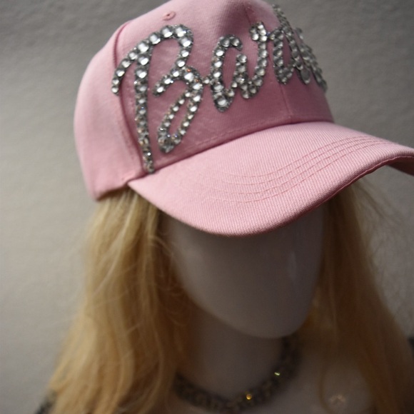 Pink Rhinestone Cap - Picture 4 of 7